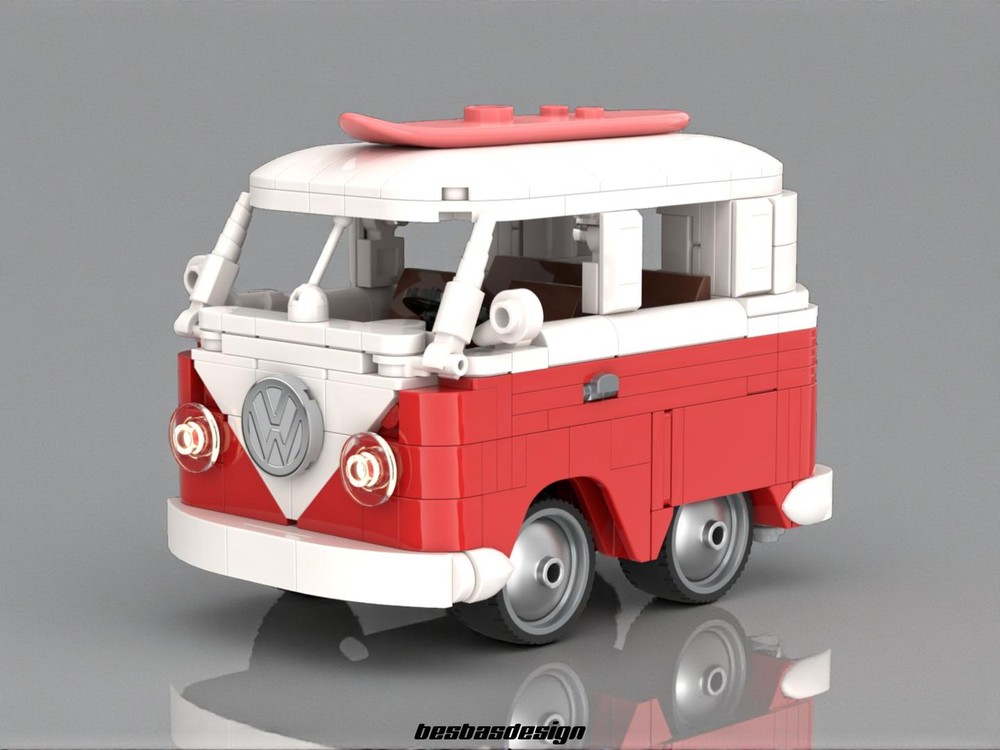 Lego Volkswagen Transporter T1 Tooned