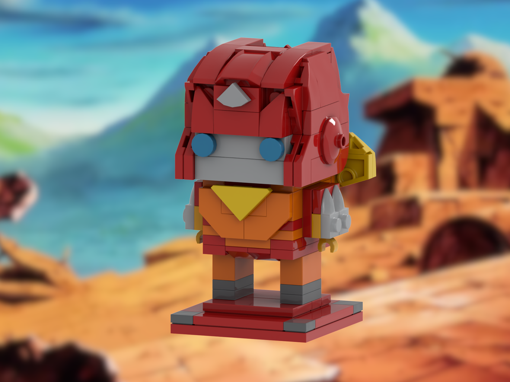 Lego Hot Rod Brickhead