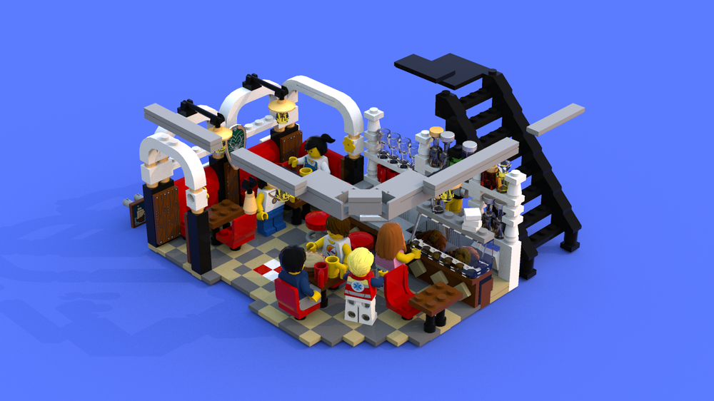 Lego 10182 Cafe Corner Furnitures