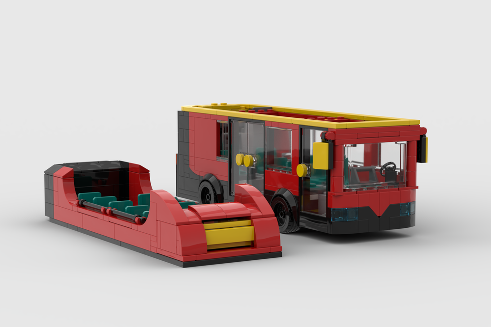 Lego City Bus 8-Stud Wide (60407 Upgrade)
