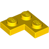 Lego Plate 2 x 2 Corner / Yellow