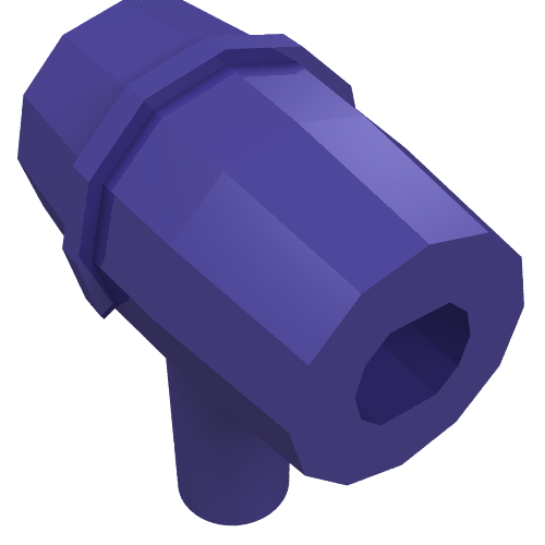Lego Equipment Hair Dryer [Hair Accessory] / Dark Purple