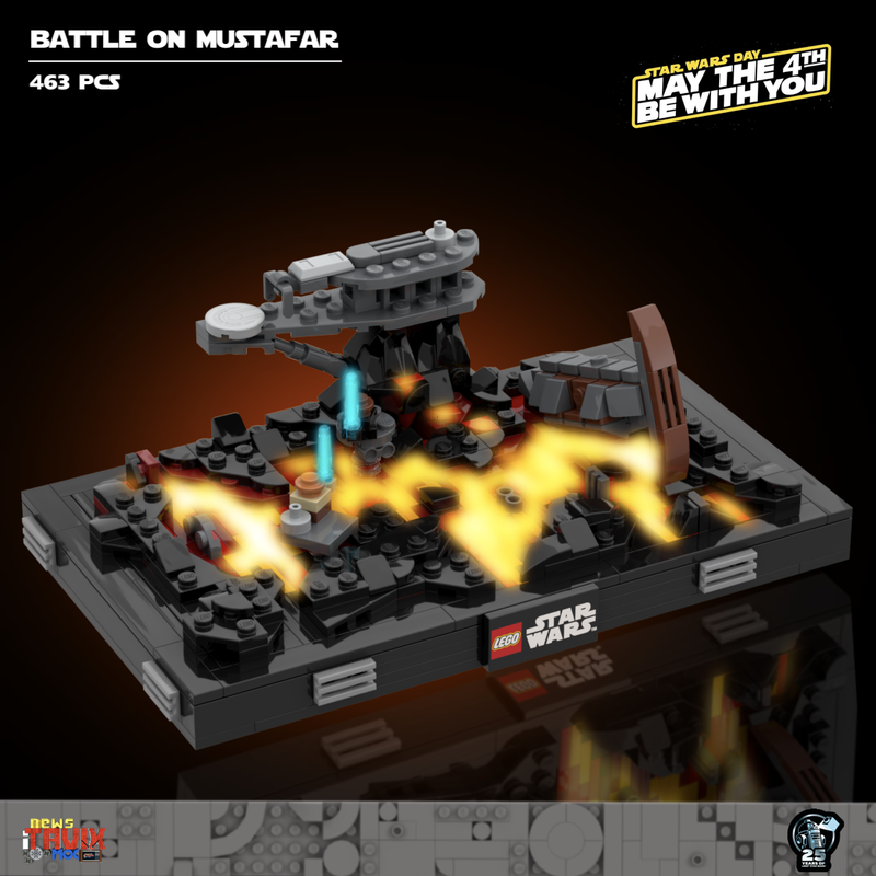 Lego Battle on Mustafar