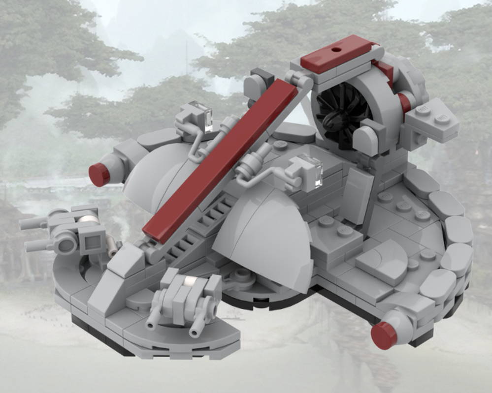 Lego Swamp Speeder Minifigure Scale - Revenge Of The Sith