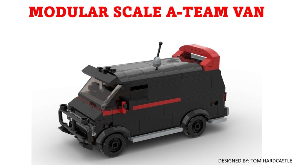 Lego A-Team Van - Modular City Scale