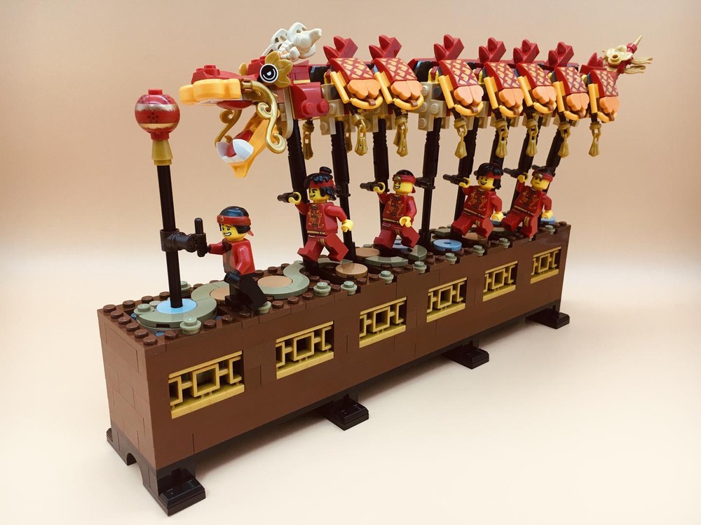 Lego Smooth Motion Dragon Dance Modification