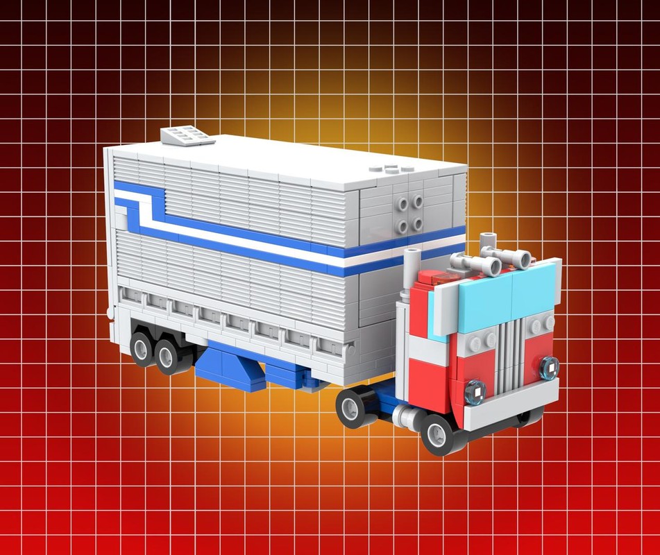 Lego Trailer for BrickHeadz Optimus Prime