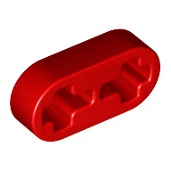 Lego Technic Beam 1 x 2 Thin / Red