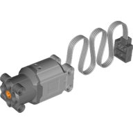 Lego Motor, Large, Power Functions with Dark Bluish Gray Bottom / Light Bluish Gray