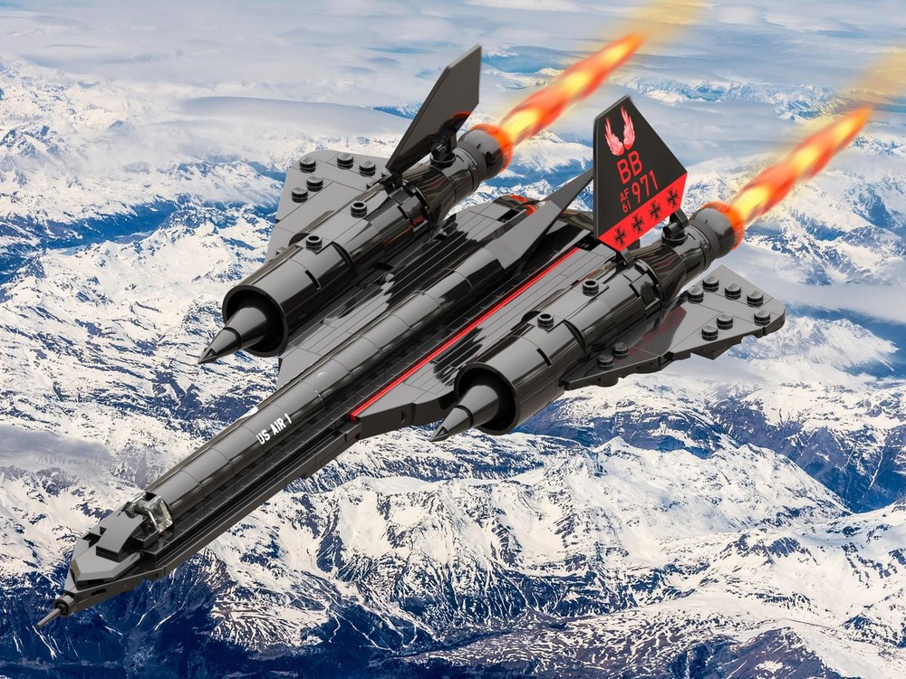 Lego SR-71 Blackbird Spyplane