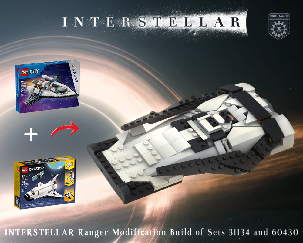 Lego Interstellar Ranger Modification Build of Sets 31134 and 60430
