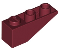 Lego Slope, Inverted 33 3 x 1 / Dark Red