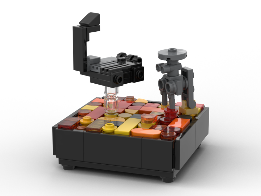 Lego Revenge of the Sith: Duel on Mustafar Diorama (without minifigs)