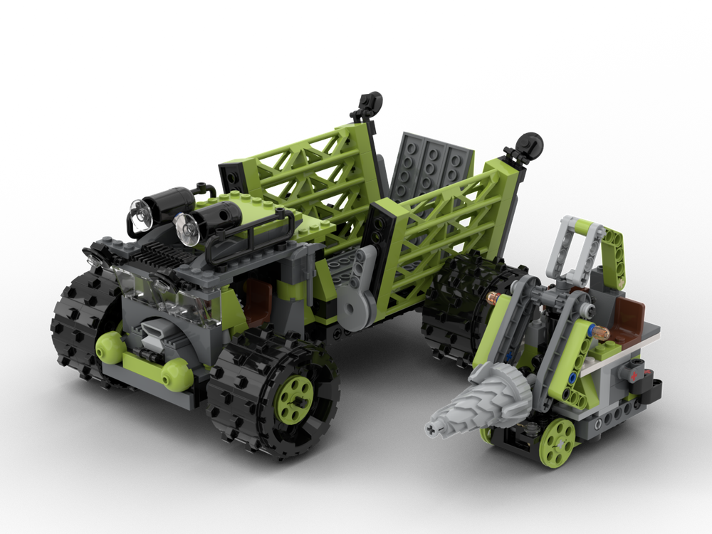 Lego Cavern Explorer and Diorite Driller