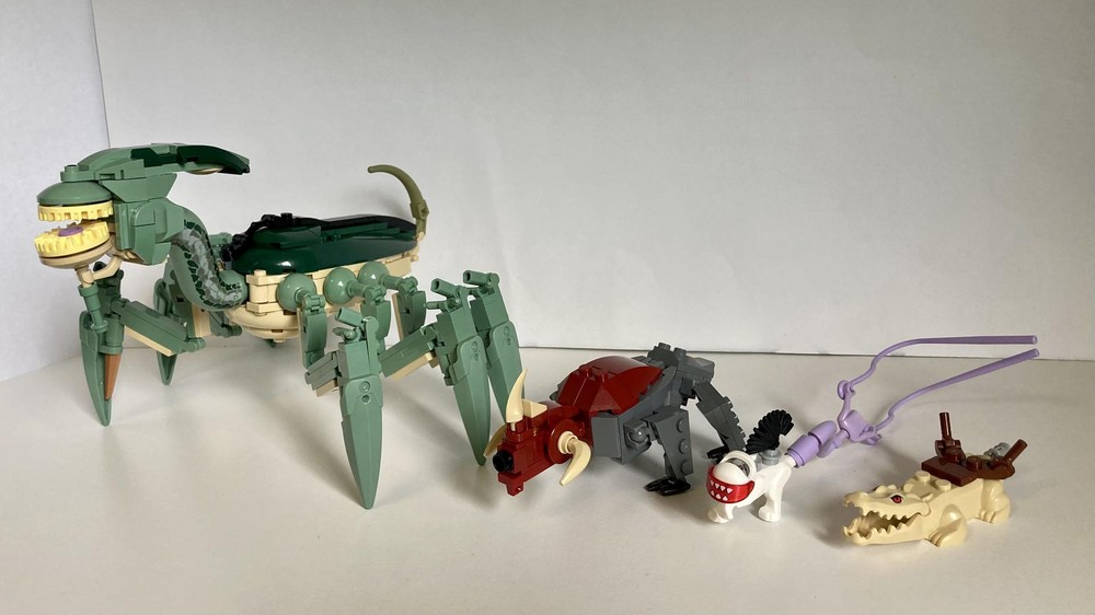 Lego Geonosis Beasts (Acklay, Reek, Nexu, & Orray)