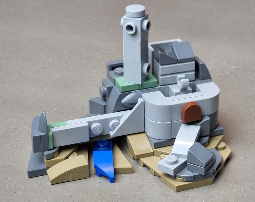 Lego Helm's Deep - micro scale 100 pieces
