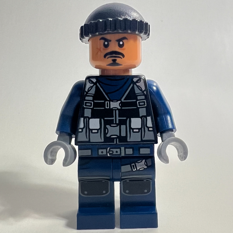 Lego Guard in Black Hat
