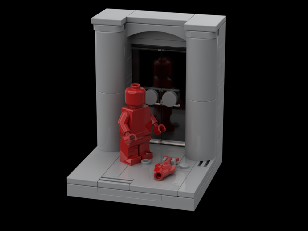 Lego Film Noir Detective Display 8x8