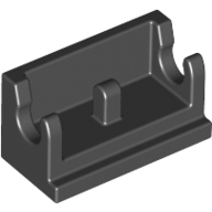 Lego Hinge Brick 1 x 2 Base / Black