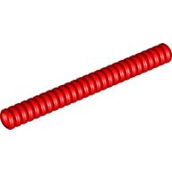 Lego Hose, Ribbed 7mm D. 9L / 7.2cm / Red