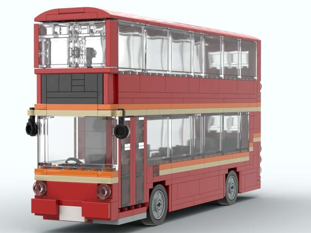 Lego Alexander ALX400 Dennis Trident Double Decker Bus - Eastern Counties