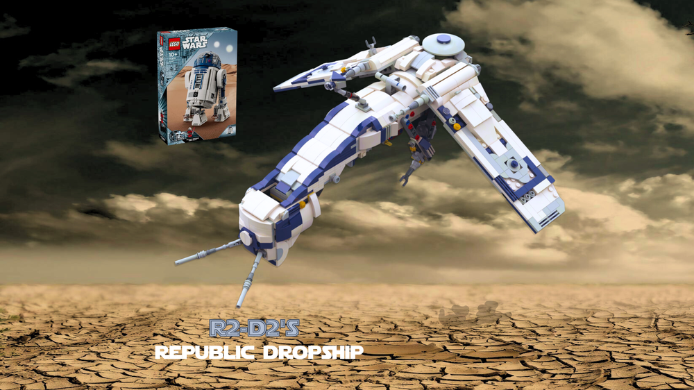 Lego R2-D2's Personal Republic Dropship - 75379 alternative build