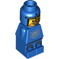 Lego Microfig Lava Dragon Knight Blue