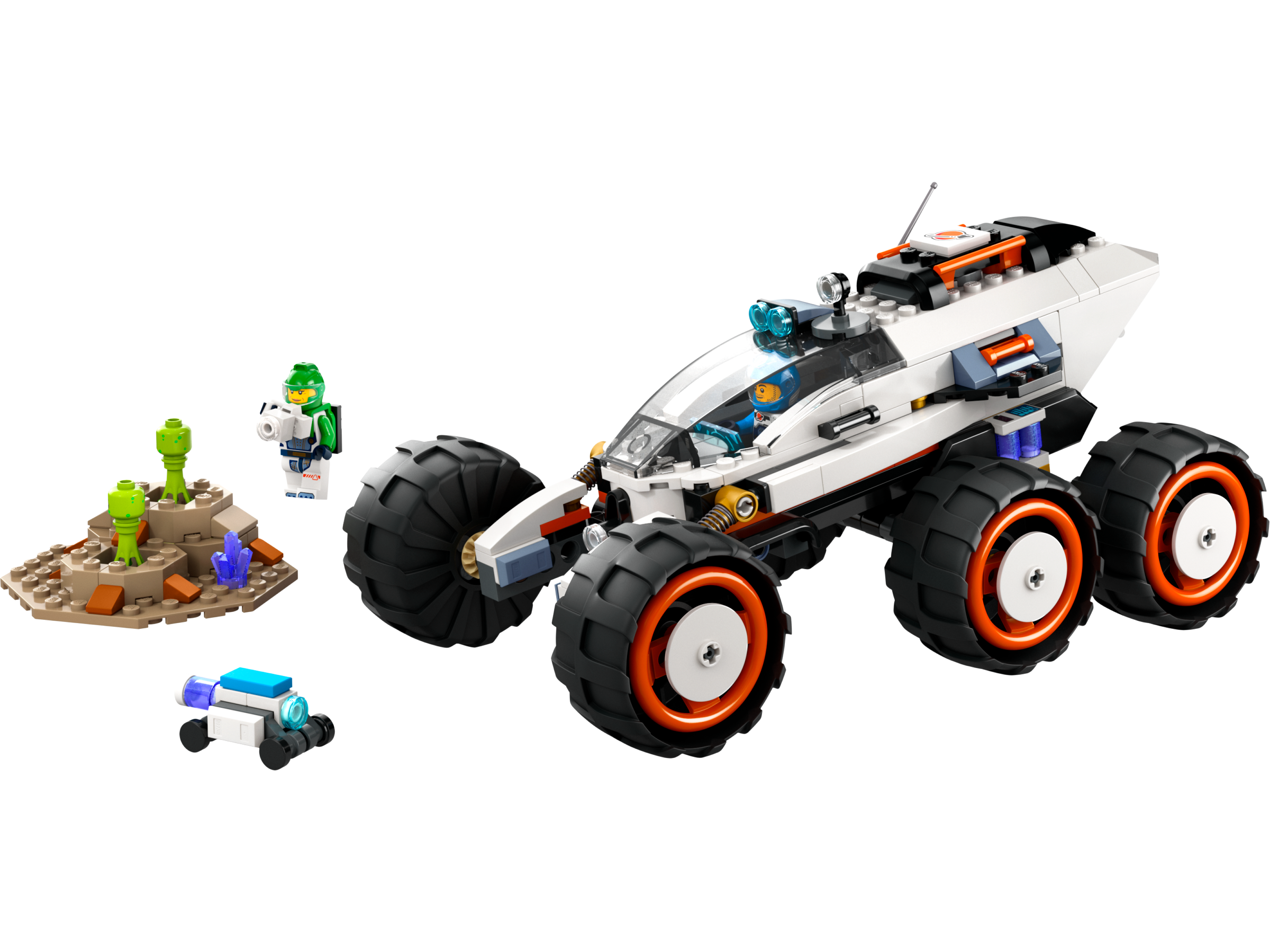 Lego Space Explorer Rover and Alien Life