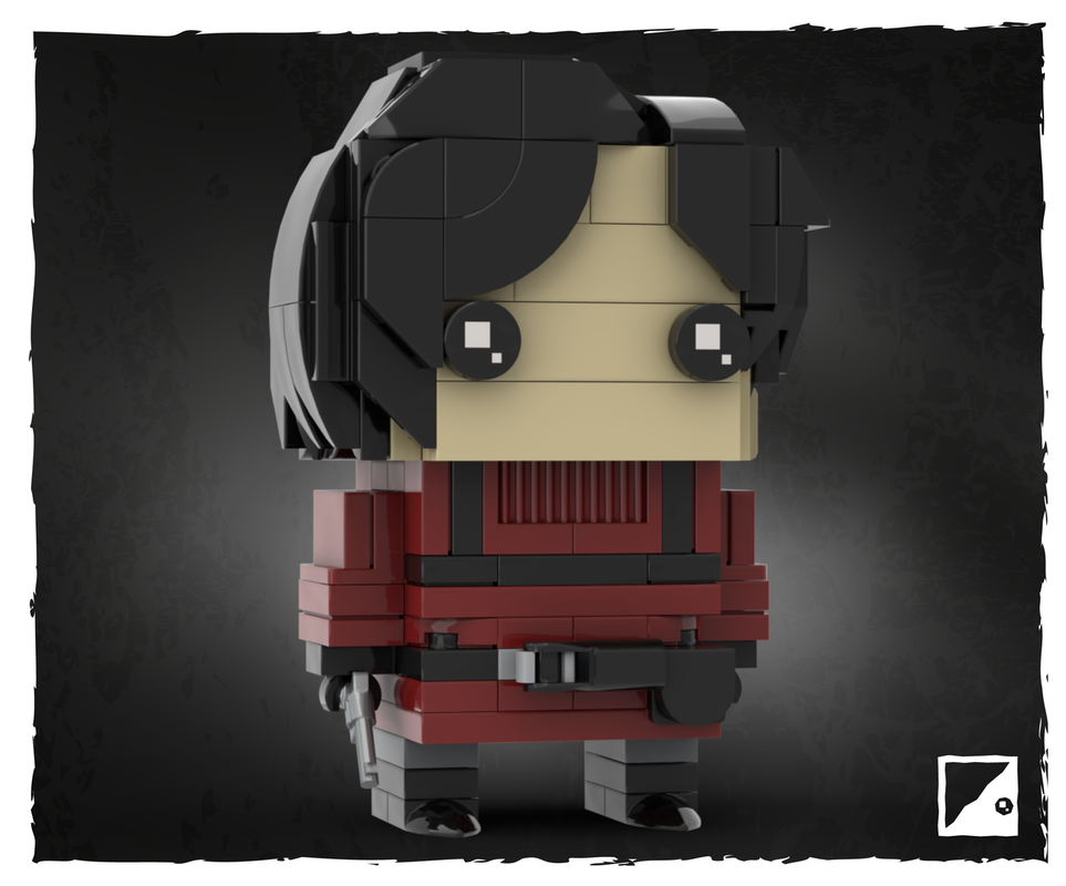 Lego Resident Evil 4 Brickheadz MOC ~ Ada Wong
