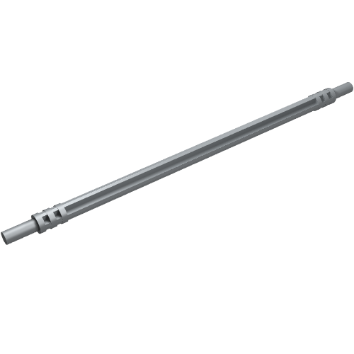 Lego Axle Hose, Soft 14L / Pearl Light Gray