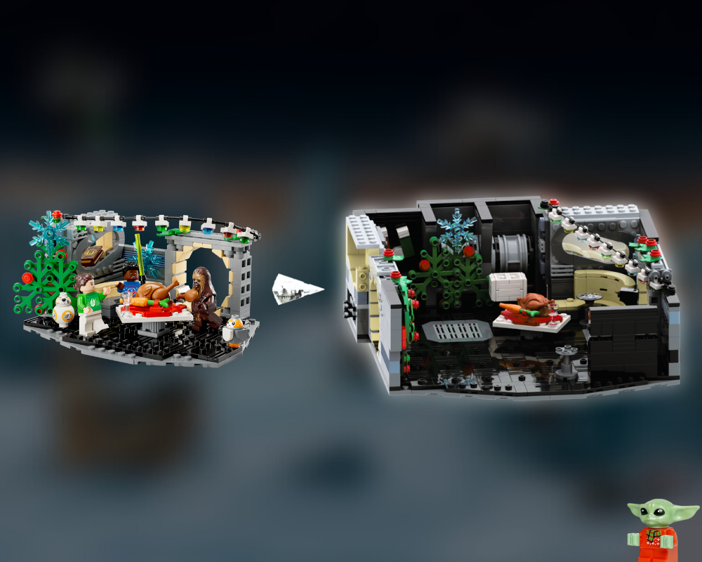 Lego MF Holiday Diorama - Set 40658 Extension