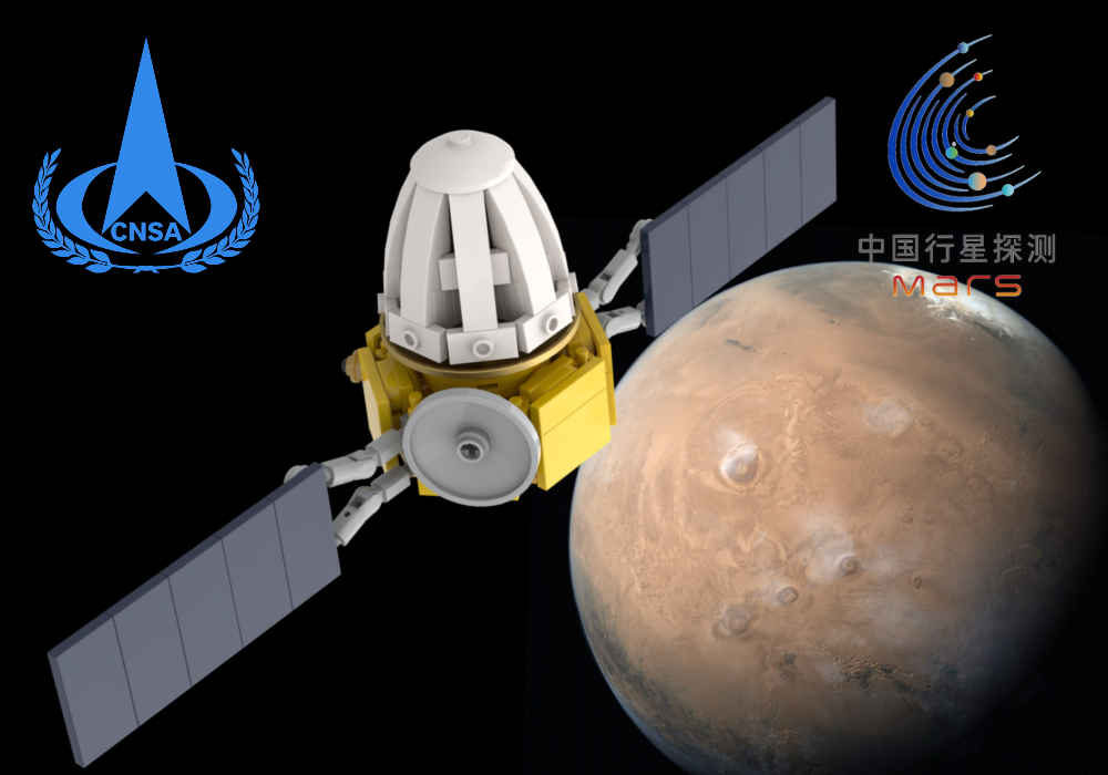 Lego Tianwen-1 / Tianwen-3 Orbiter and Capsule