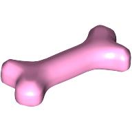 Lego Animal Body Part, Dog Bone [Short] / Bright Pink