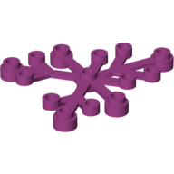 Lego Plant, Leaves 6 x 5 / Magenta