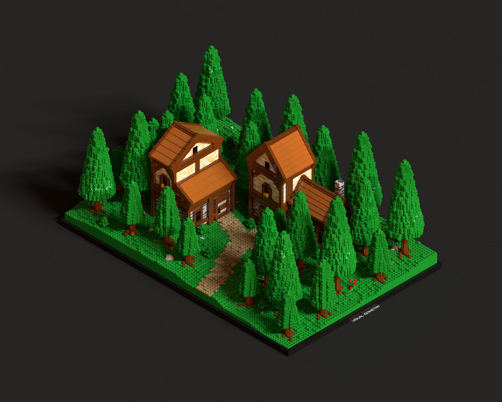 Lego Forest Houses