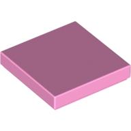 Lego Tile 2 x 2 with Groove / Bright Pink