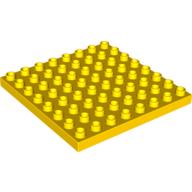 Lego Duplo Plate 8 x 8 / Yellow
