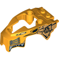 Lego Fairing, Fly Wheel, Lion Shape with Fangs and Hoses Print