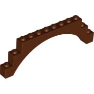 Lego Brick Arch 1 x 12 x 3 / Reddish Brown