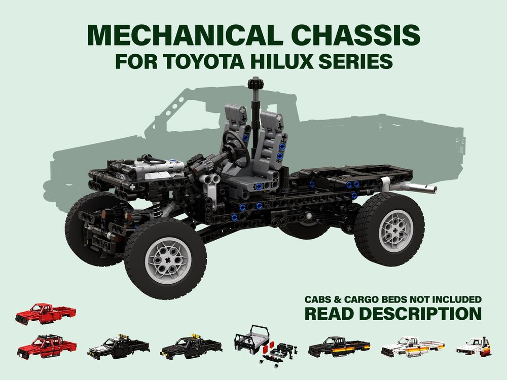 Lego MECHANICAL CHASSIS for Toyota Hilux