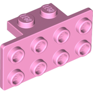 Lego Bracket 1 x 2 - 2 x 4 / Bright Pink