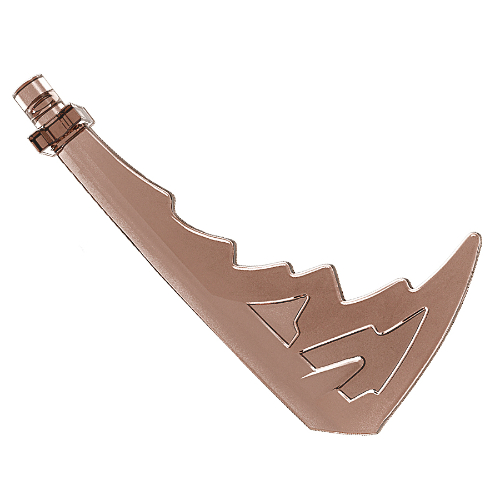 Lego Weapon Katana with Trailing Effect / Trans-Brown