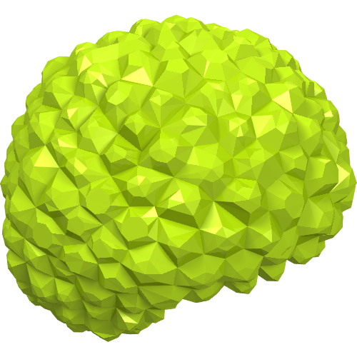 Lego Hair Bubble Style (Afro) / Lime