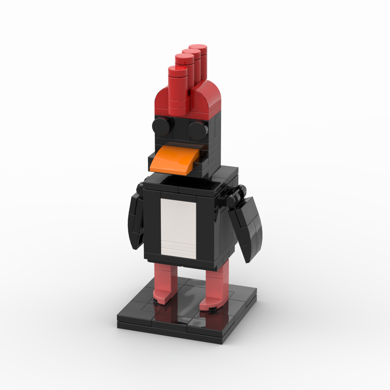 Lego Feathers McGraw the penguin - Wallace and Gromit