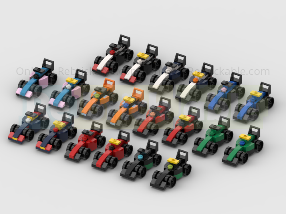 Lego F1 2023 Grid - All 20 Cars