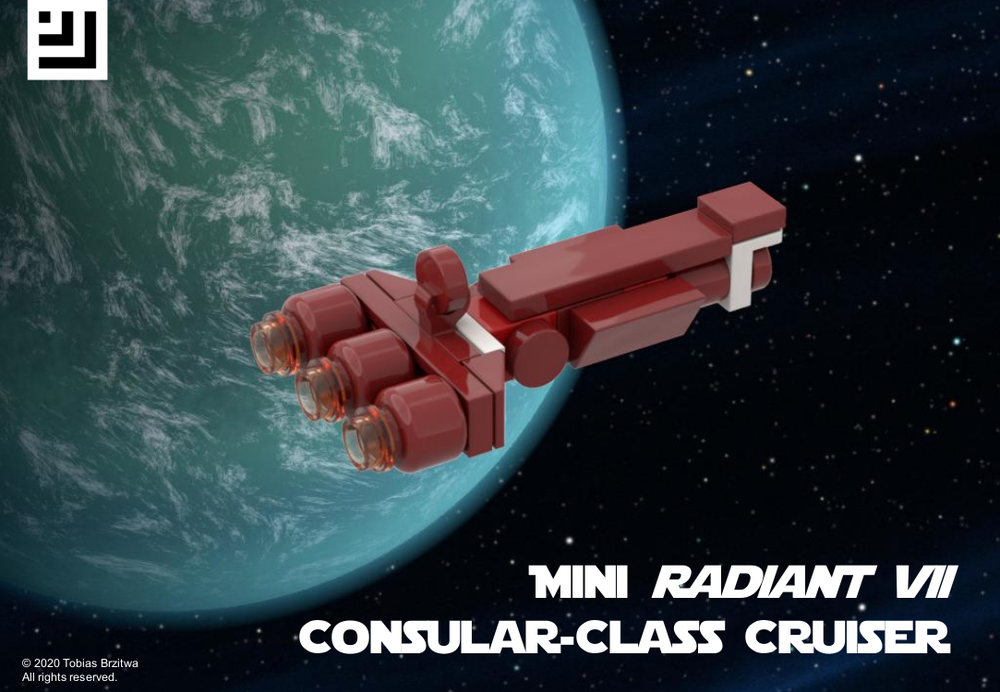 Lego Mini "Radiant VII" Consular-Class Cruiser