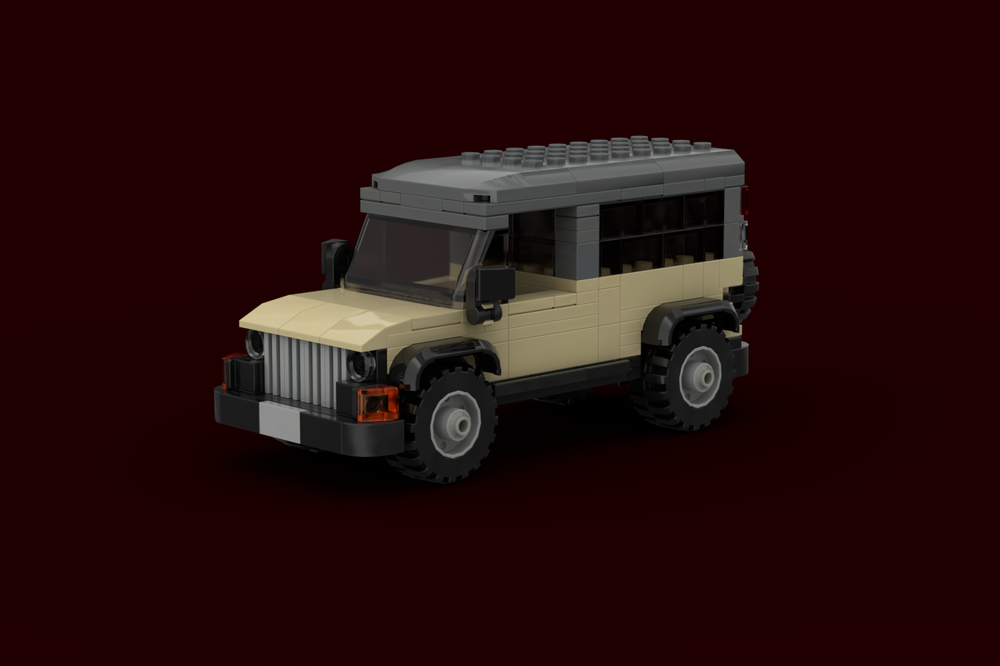 Lego jeep wrangler tan