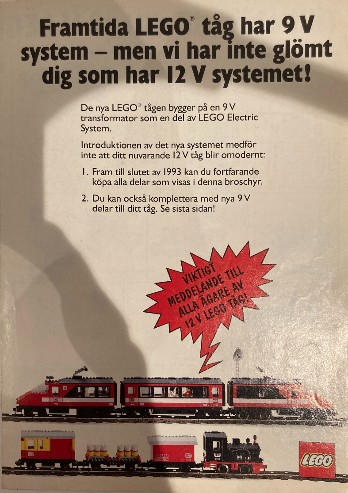 Lego 1991 Medium Train Swedish (921762-S)
