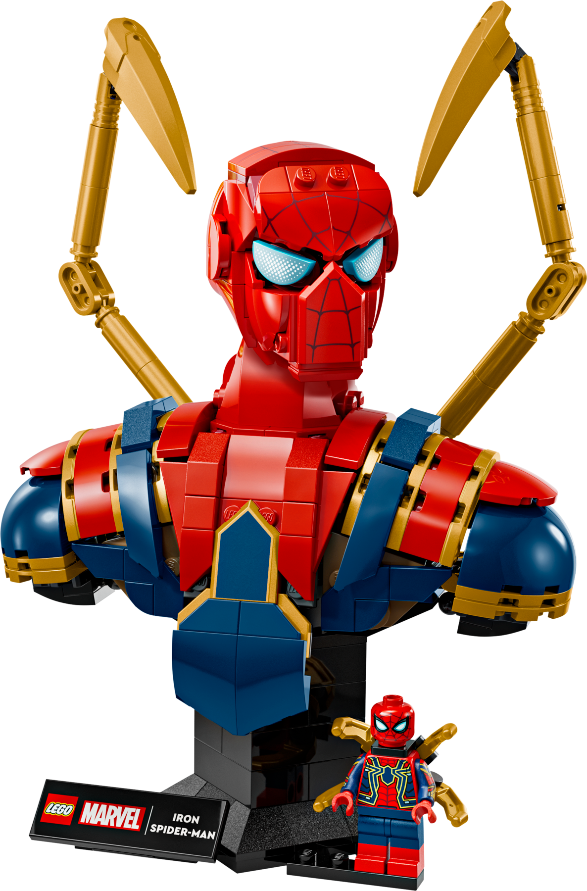 Lego Iron Spider-Man Bust