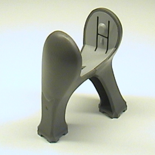 Lego Animal Body Part, Dinosaur, Legs Long [Plain] / Dark Gray